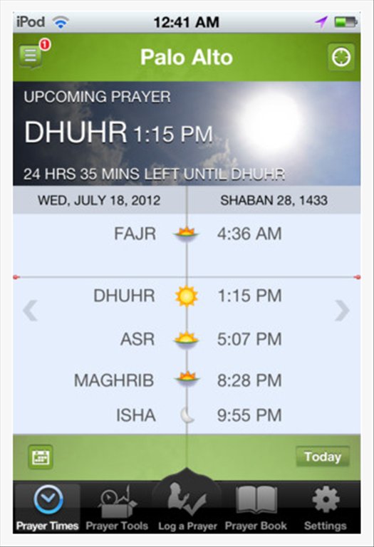 Application adhan iphone