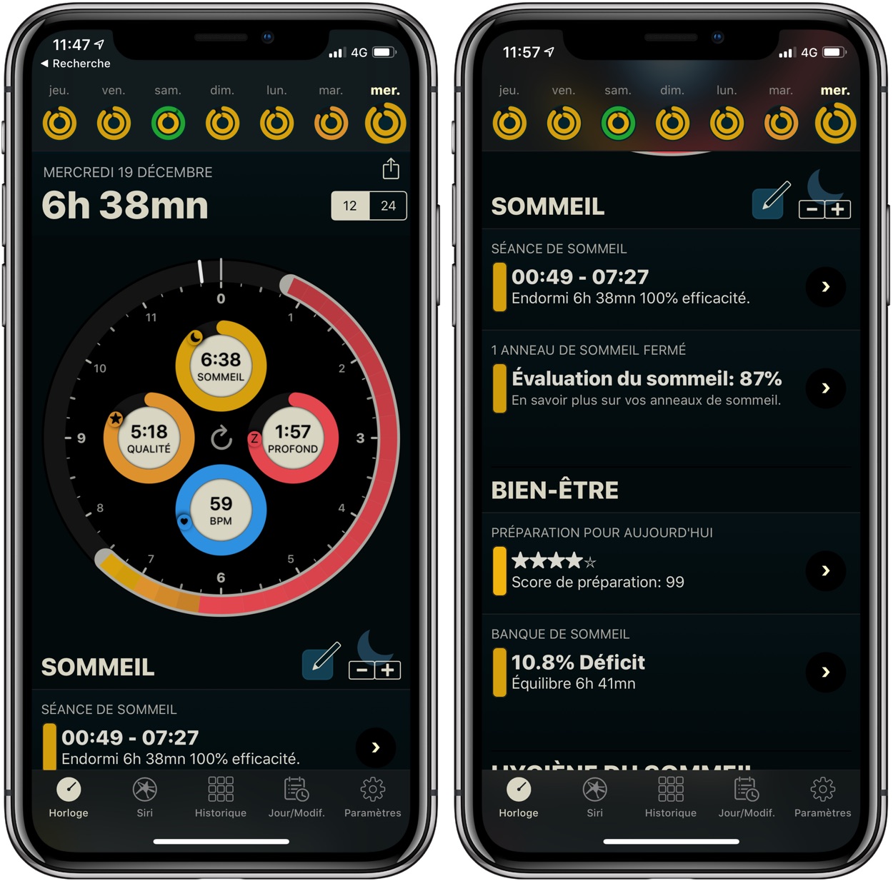Application pour le sommeil iphone