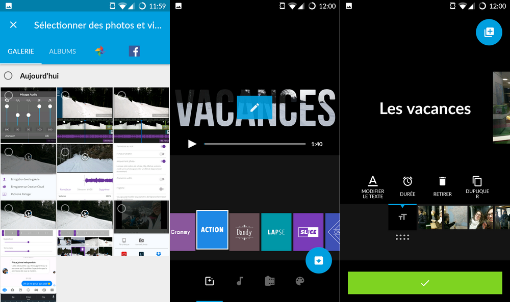 Application gratuite iphone montage video