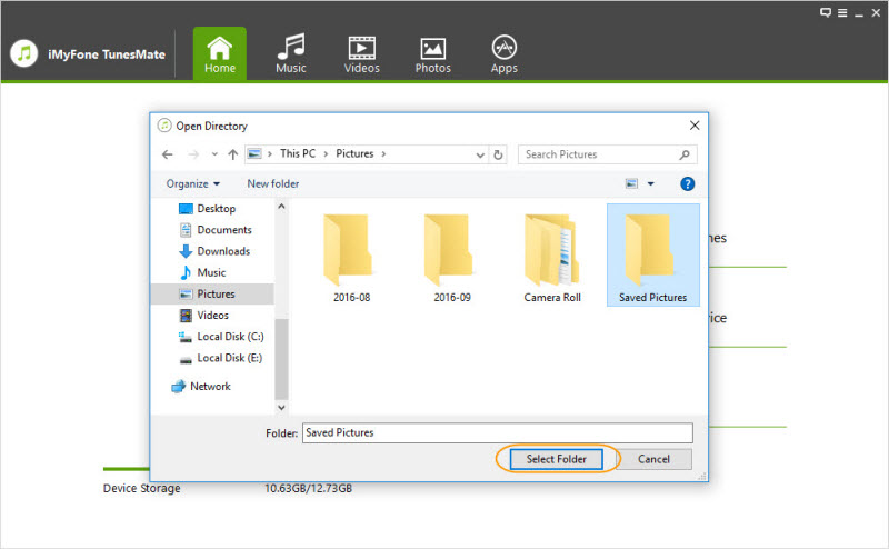 Application pc vers iphone