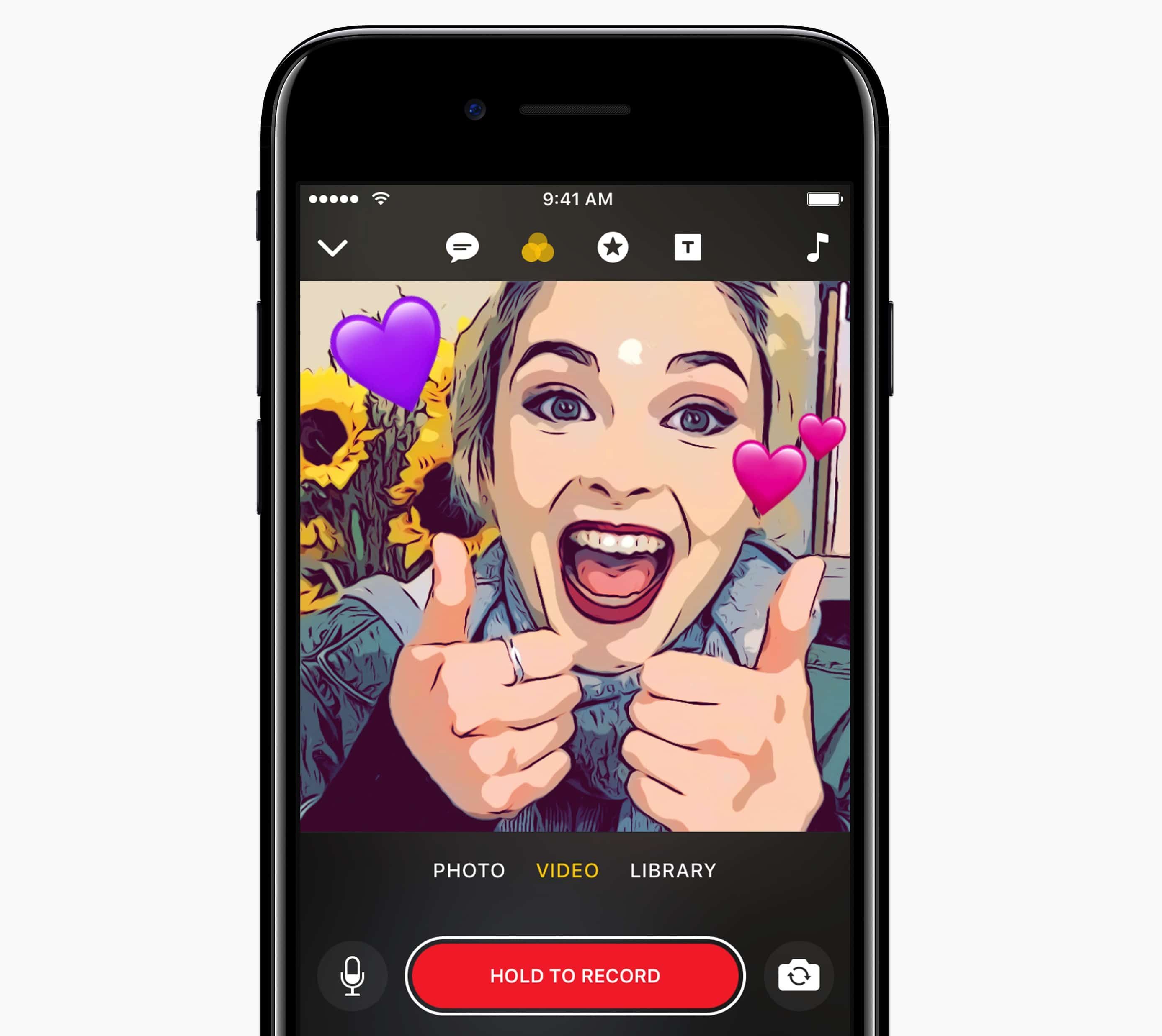 Application clip video iphone