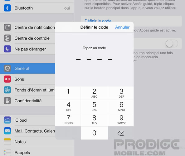 Bloquer installation application iphone