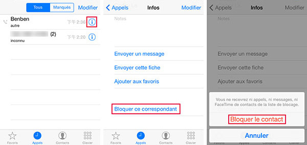Application iphone trouver numero inconnu