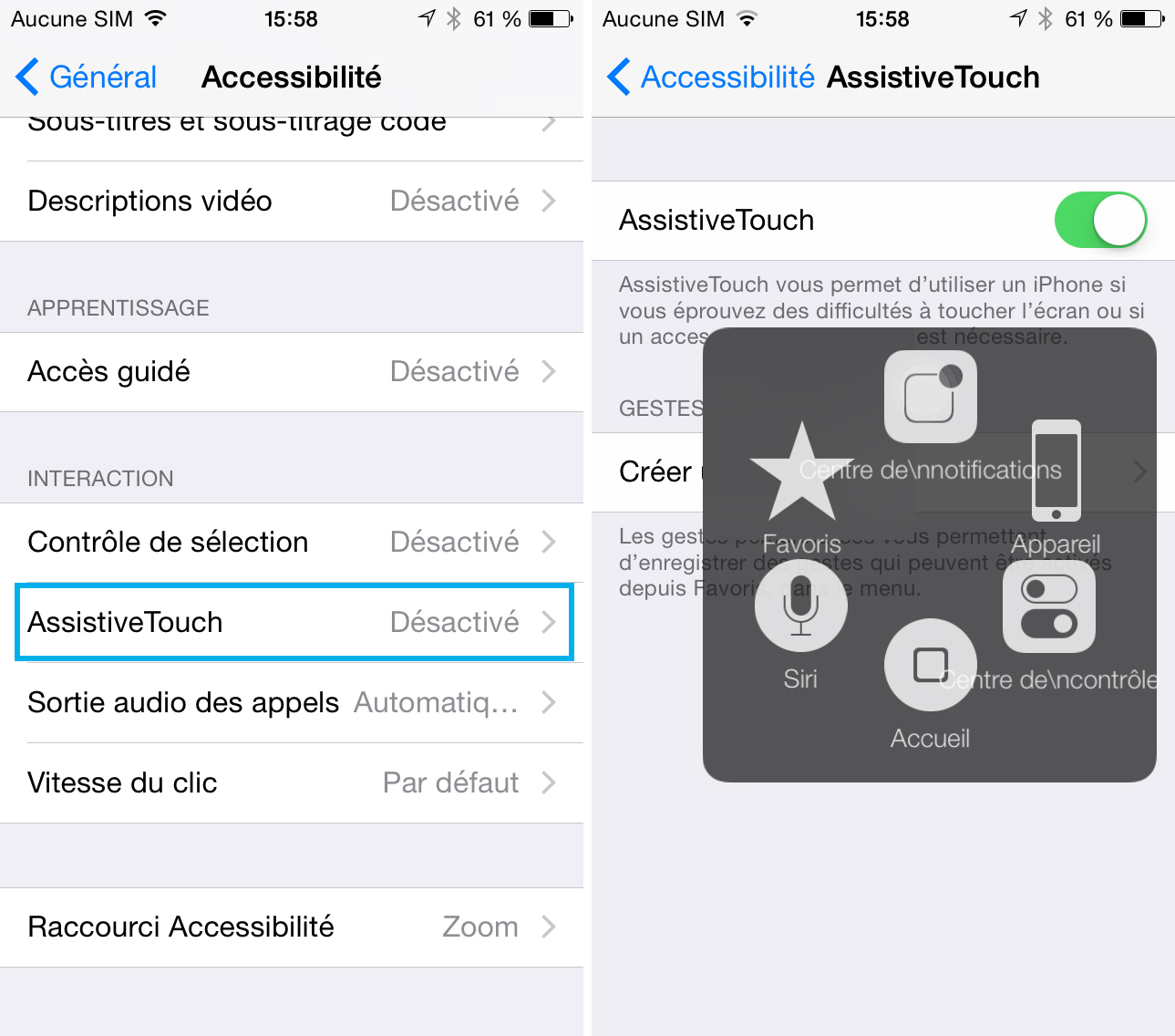 Iphone 4 utilisation des application