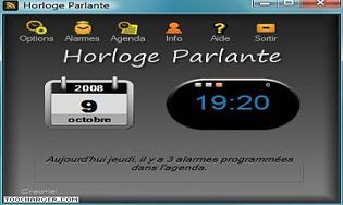 Application horloge parlante iphone