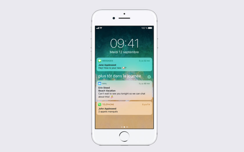 Cacher application iphone ios 11