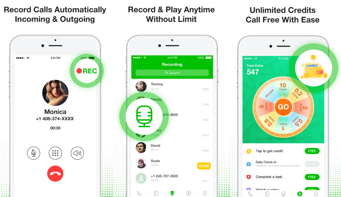 Application iphone enregistrer conversation