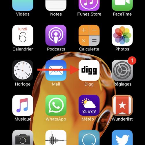 Comment supprimer un application sur iphone