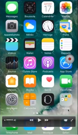 Application enregistrement ecran iphone