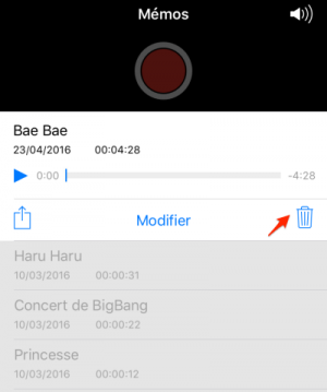 Comment effacer les données d'une application sur iphone
