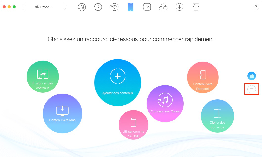 Transférer application iphone vers itunes