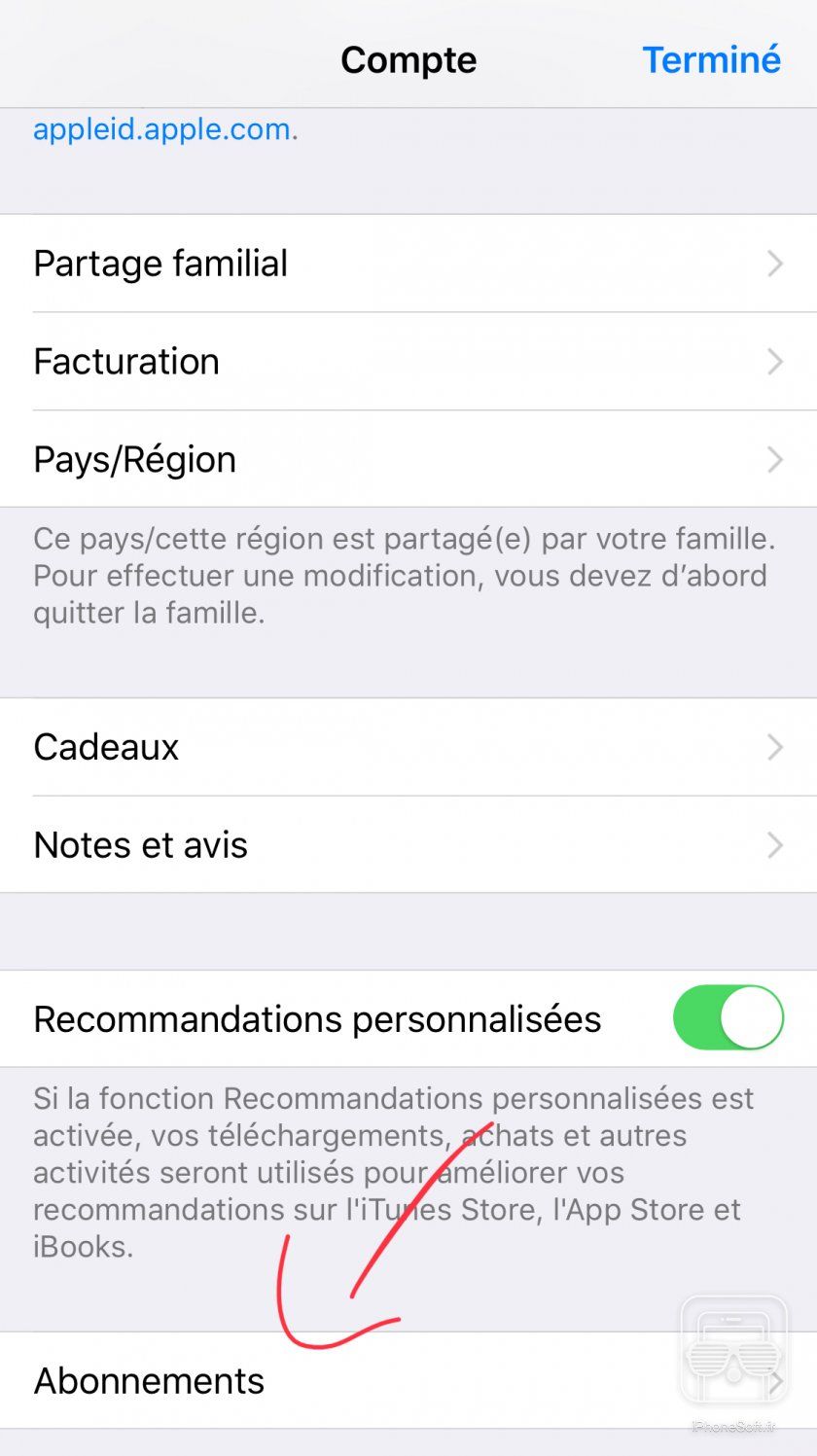 Arreter une application iphone