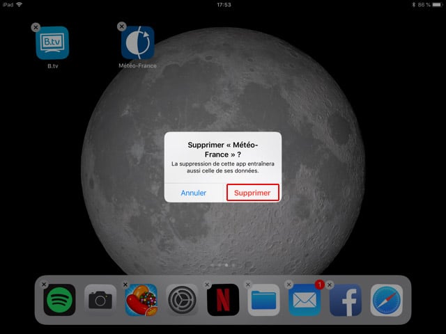 Recuperer application iphone