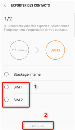 Application iphone pour copier les contacts sur la carte sim
