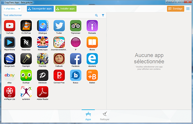 Installer application iphone gratuitement