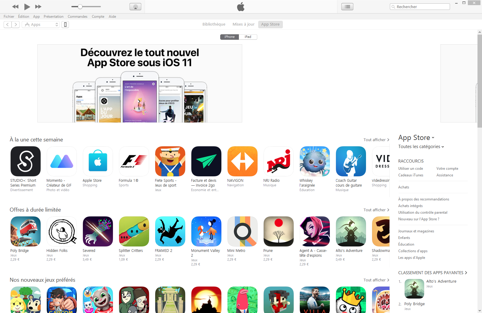 Ouvrir application iphone sur mac