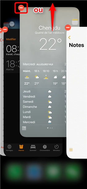 Supprimer application iphone x