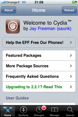 Enlever application iphone 6