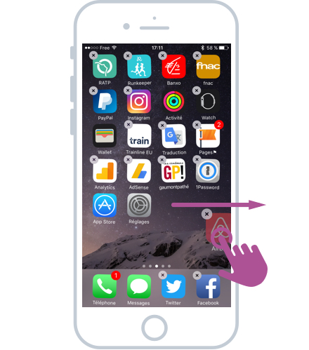 Comment trier ses application iphone
