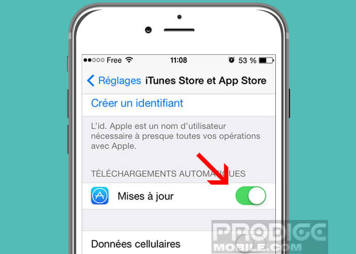 Mettre à jour application iphone via itunes