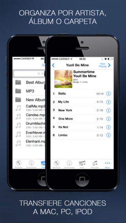 Application pour iphone 4 pour télécharger de la musique