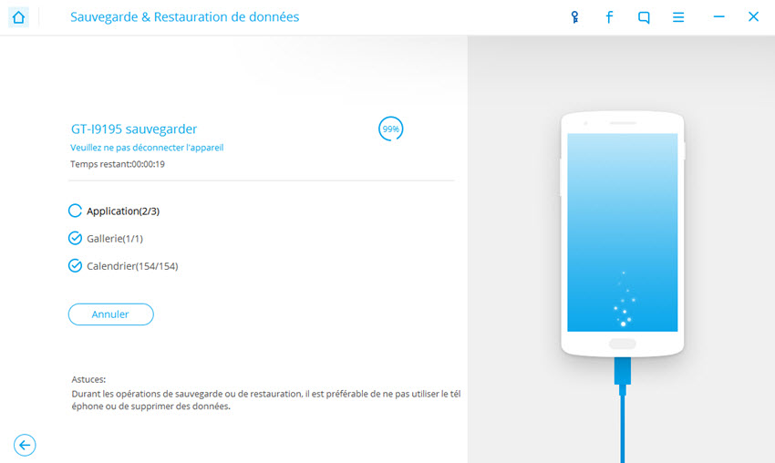 Sauvegarder donnees application iphone