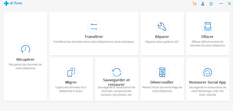 Application recuperer contact iphone