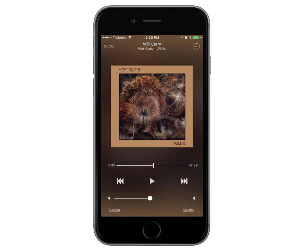 Application iphone 6 musique
