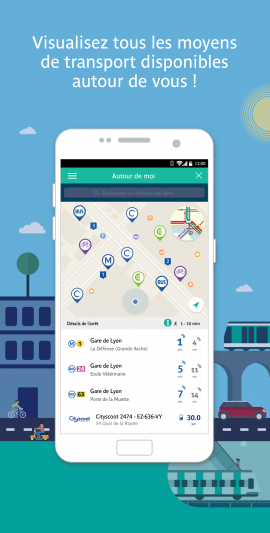 Application iphone metro paris