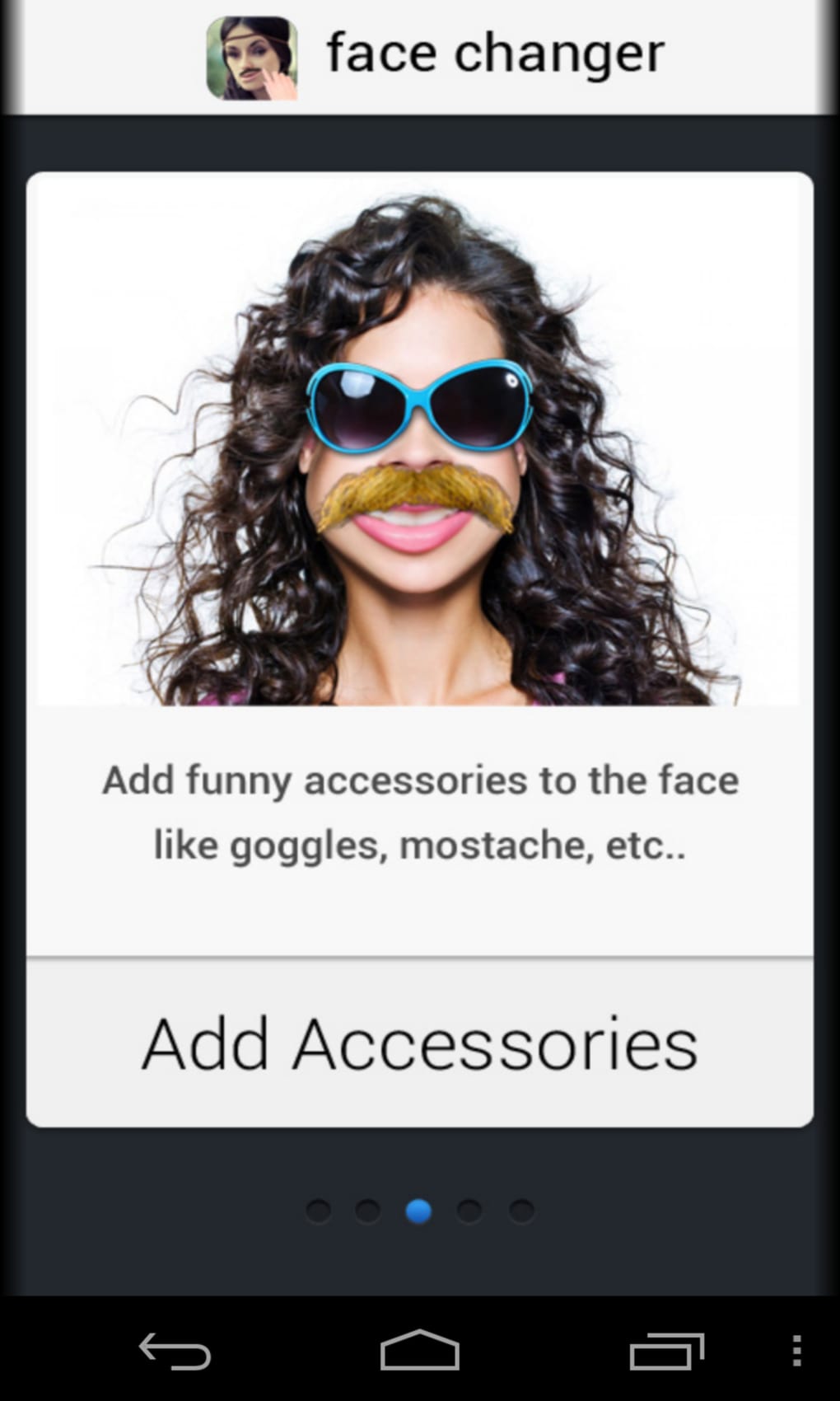 Application iphone qui change le visage