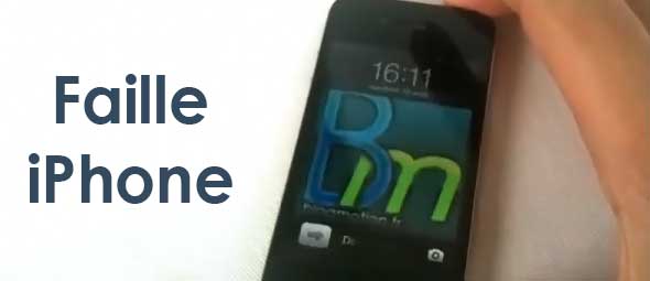 Application sms iphone qui plante