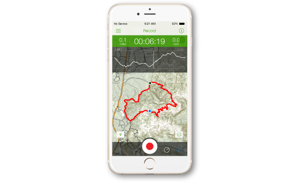 Application trail iphone