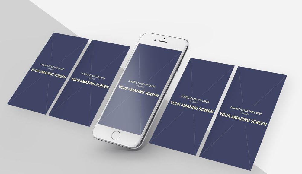 Mockup application iphone