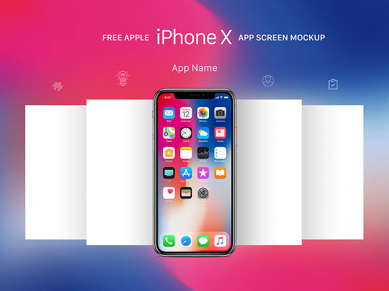 Mockup iphone application
