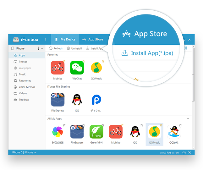 Installer application sur iphone depuis pc