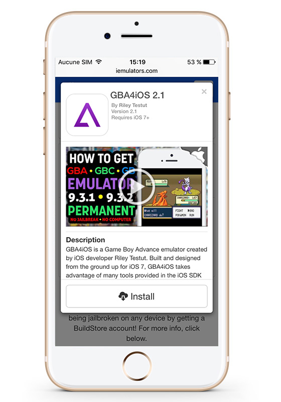 Installer des application sur iphone 4