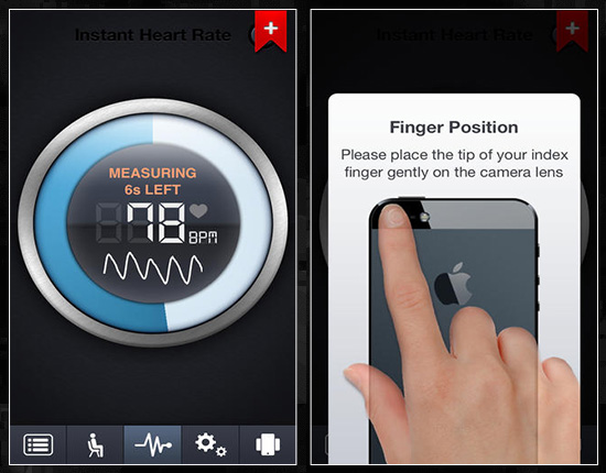 Application iphone heart