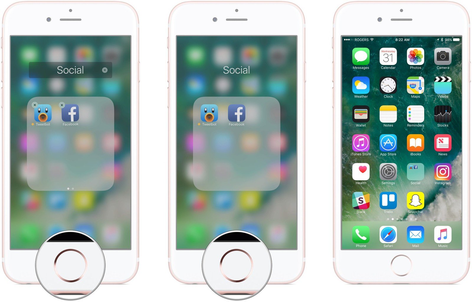 Application iphone 8