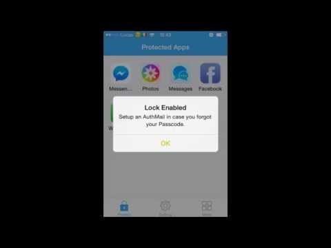Proteger application iphone mot de passe
