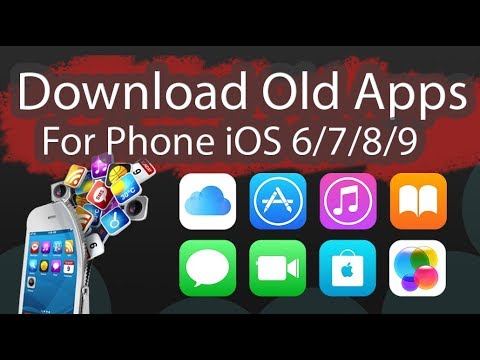 Ancienne version application iphone