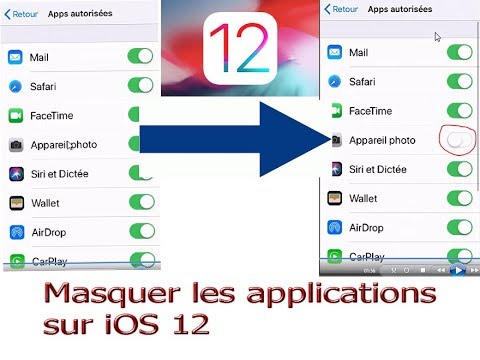 Iphone cacher une application