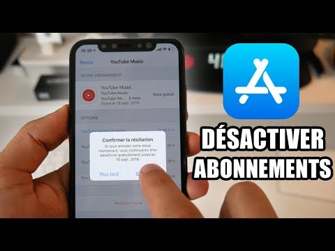 Annuler achat application iphone