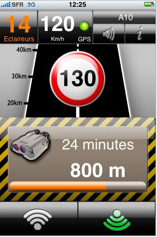 Application iphone icoyote gratuit