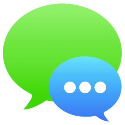 Logo application iphone message