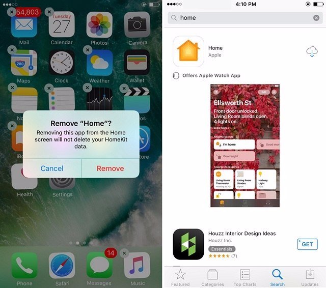 Masquer une application sur iphone