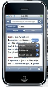 Site application iphone
