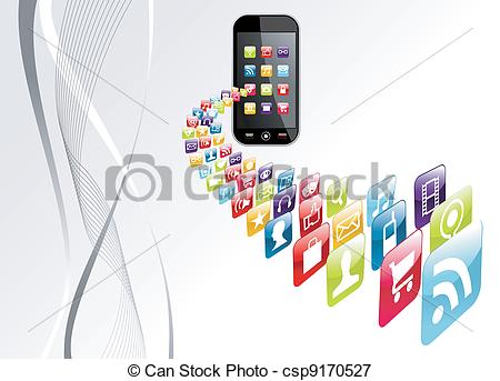 Icone application grise iphone