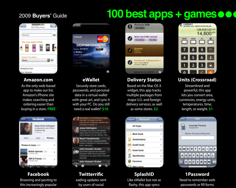 Top 100 application iphone