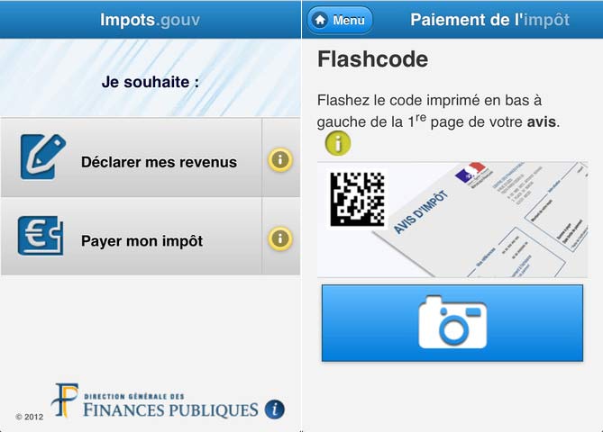 Application impots gouv iphone