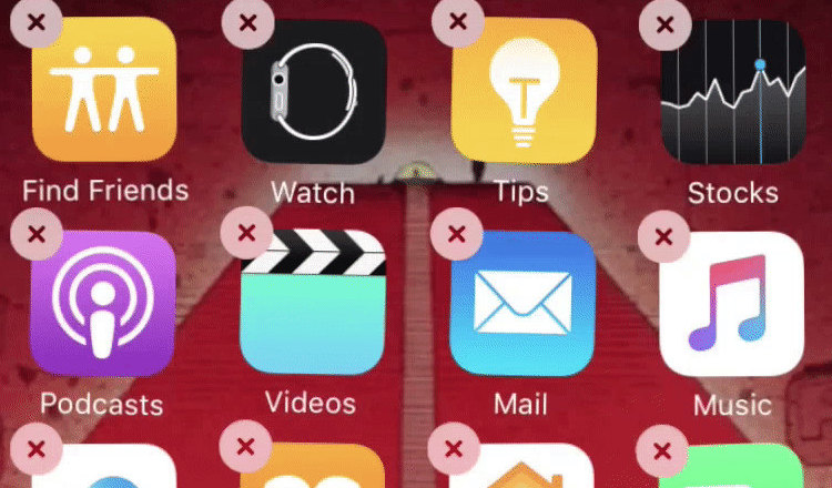 Iphone enlever application